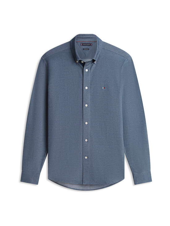 Tommy Hilfiger - Performance Pique -kauluspaita - DCC CARBON NAVY | Stockmann - photo 1