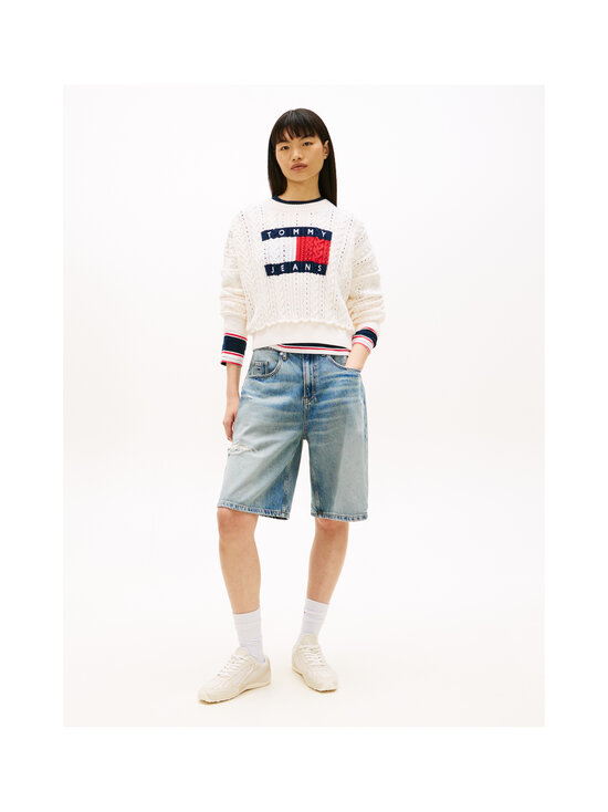 Tommy Jeans - Flag adīts džemperis - YBH ANCIENT WHITE | Stockmann - photo 2