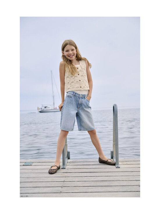 KIDS ONLY - Teksapüksid KogSonny High Waist Rhinestone - MEDIUM BLUE DENIM DETAIL:RHINESTONES | Stockmann - photo 3