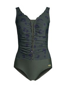 Damella - 2-tone Leo peldkostīms - 068 KHAKI | Stockmann