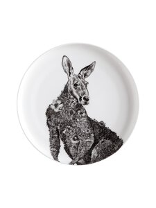 Maxwell&Williams - Kangaroo-lautanen 20 cm - BLACK/WHITE Maxwell&Williams - Kangaroo-lautanen 20 cm - BLACK/WHITE | Stockmann