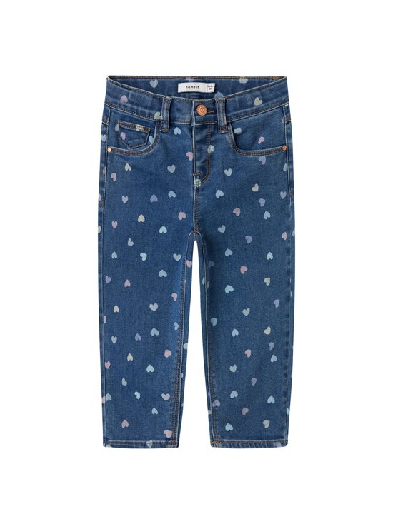 Name It - NmfBella Mom Shaped džinsi - DENIM BLUE AOP:HEARTS - photo 1 Name It - NmfBella Mom Shaped džinsi - DENIM BLUE AOP:HEARTS | Stockmann - photo 1
