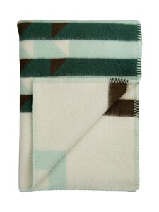 Røros Tweed - Kvam vilnas pleds 135 x 200 cm - GREEN | Stockmann