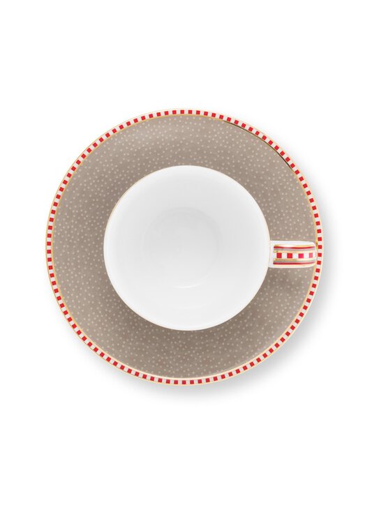 PIP Studio - Blooming Tales - espressokuppi ja posliinilautanen 120 ml - KHAKI | Stockmann - photo 2