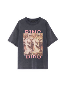 Anine Bing - Cade t-paita - WBL1 WASHED BLACK | Stockmann