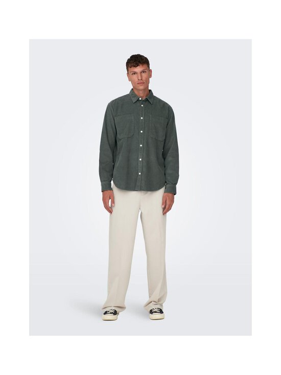 Only & Sons - OnsAlp Relaxed -vakosamettipaita - CASTOR GRAY | Stockmann - photo 5