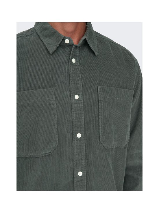 Only & Sons - OnsAlp Relaxed -vakosamettipaita - CASTOR GRAY | Stockmann - photo 6