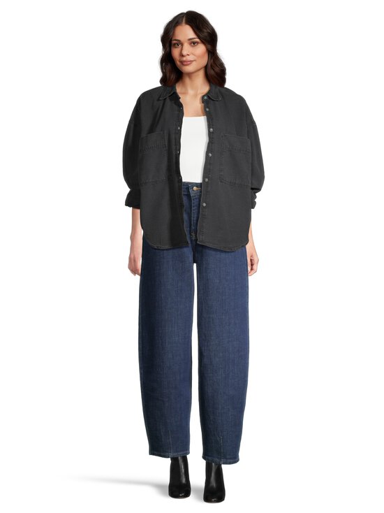 MY ESSENTIAL WARDROBE - MWLucy High Barrel -farkut - 120 DARK BLUE UN-WASH | Stockmann - photo 5