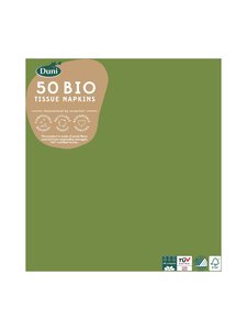 Duni - 3-krs lautasliina, 40x40 cm, 50-pack - LEAF GREEN | Stockmann