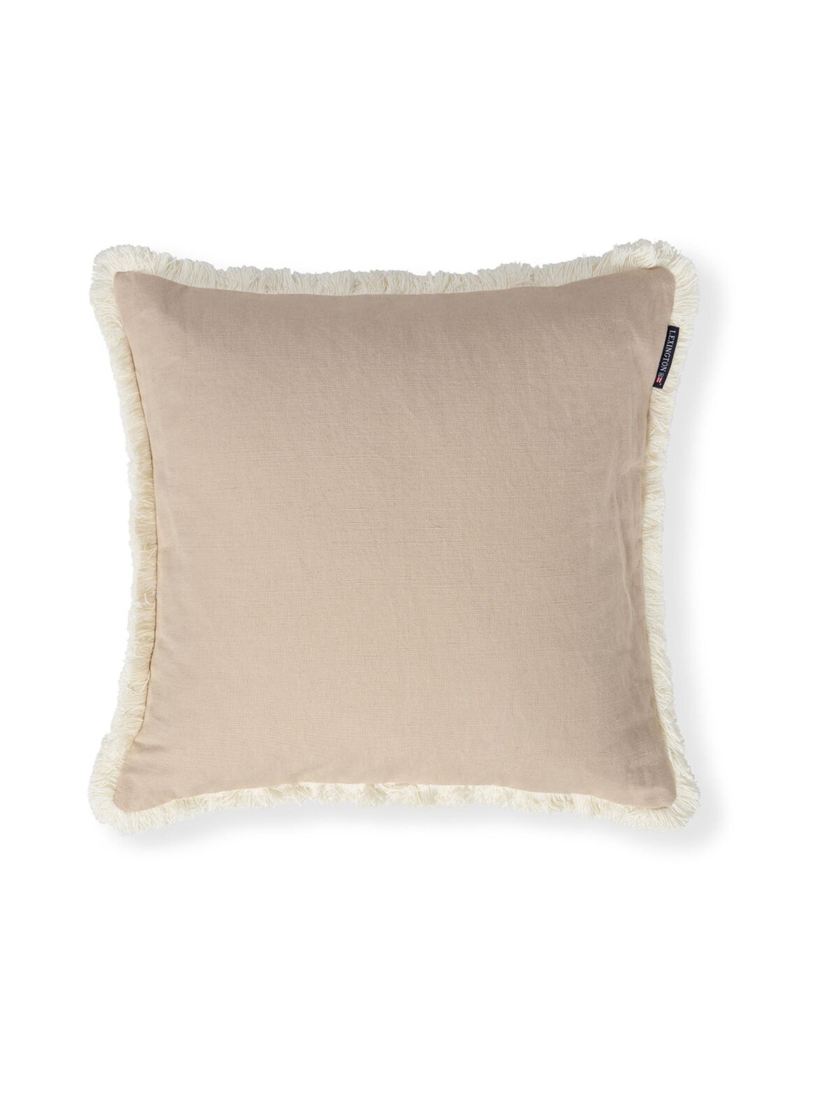 Linen cotton fringe -tyynynpäällinen 50 x 50 cm