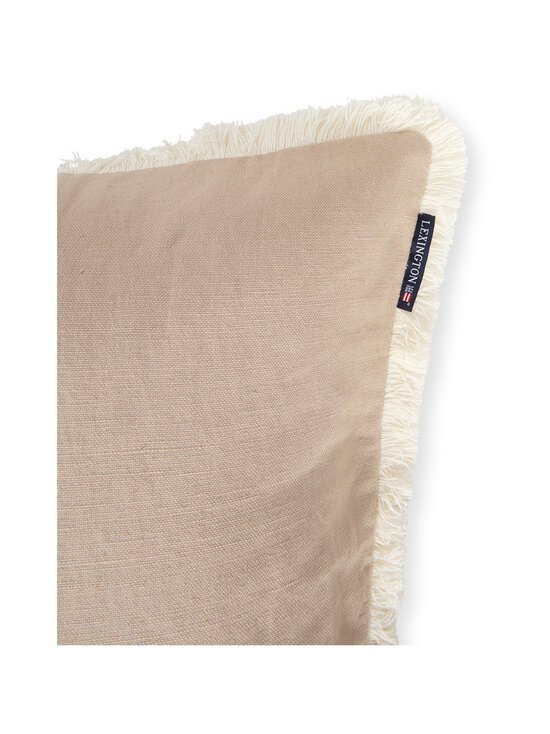 Lexington - Linen Cotton Fringe -tyynynpäällinen 50 x 50 cm - BEIGE | Stockmann - photo 4