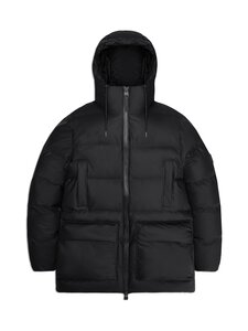 Rains - Rains Alta Long Puffer Cargo- toppatakki - 01 BLACK | Stockmann