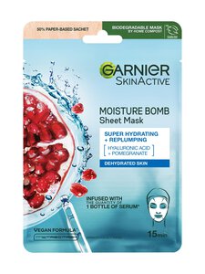 Garnier - Moisture Bomb Super-Hydrating and Replumping Sheet Mask auduma sejas maska | Stockmann