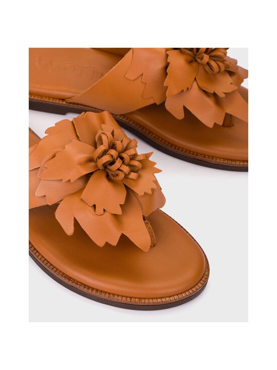 Wonders - Flat Flower -nahkasandaalit - MOUSSE CUERO | Stockmann - photo 4