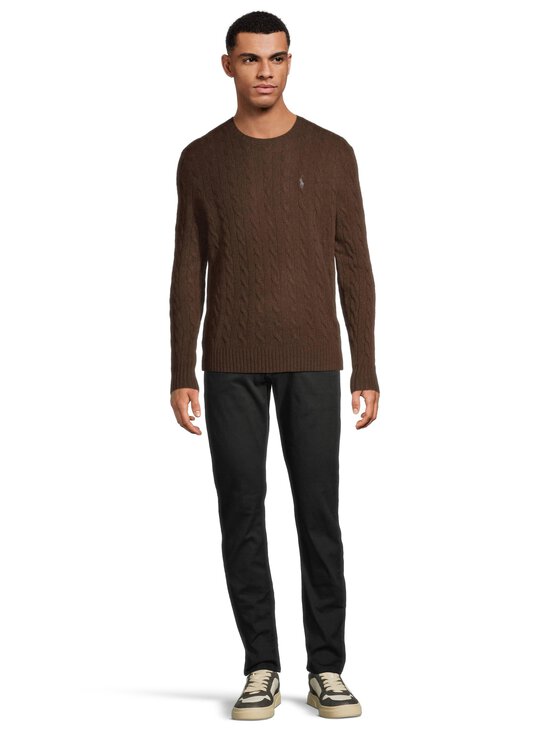 Polo Ralph Lauren - Palmikkoneule - CACAO BROWN HEATHER - photo 2 Polo Ralph Lauren - Palmikkoneule - CACAO BROWN HEATHER | Stockmann - photo 2