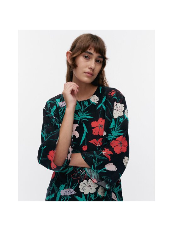 Marimekko - Oaja Perenna kreklblūze - 973 BLACK, TURQUOISE, PINK - photo 3 Marimekko - Oaja Perenna kreklblūze - 973 BLACK, TURQUOISE, PINK | Stockmann - photo 3