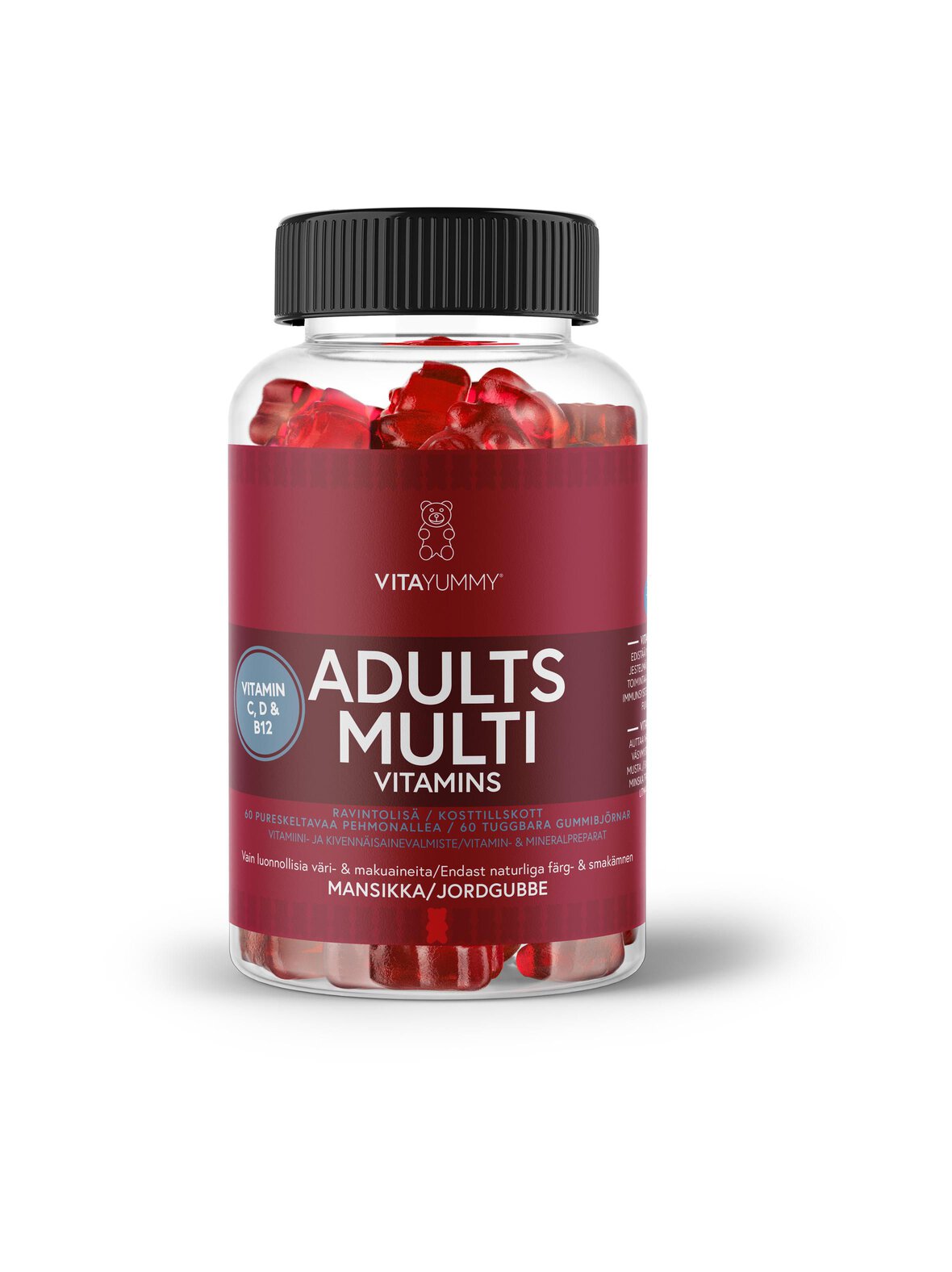 Adults Multivitamins Strawberry -monivitamiini