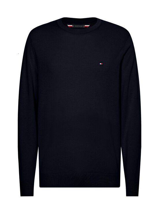 Organic Cotton Blend Crew Neck -neule