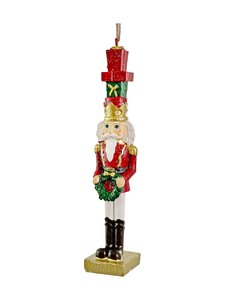 Shishi - Nutcracker Ornament -joulukuusenkoriste  12,5 cm - RED | Stockmann