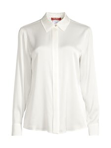 Max Mara Studio - Xero-silkkipaita - 092 ELFENBEINFARBEN | Stockmann