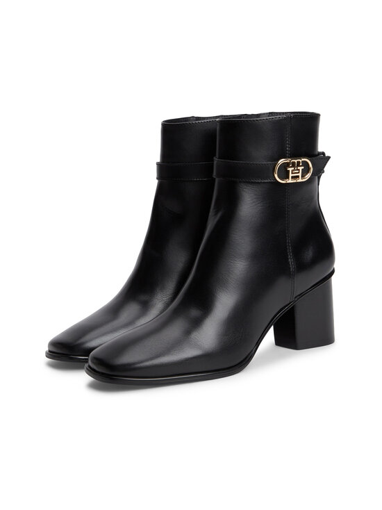 Tommy Hilfiger - Strap Block Heel ādas puszābaki - BDS BLACK | Stockmann - photo 2