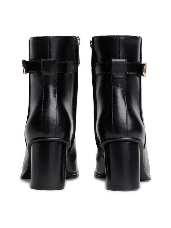 Tommy Hilfiger - Strap Block Heel ādas puszābaki - BDS BLACK | Stockmann - photo 3