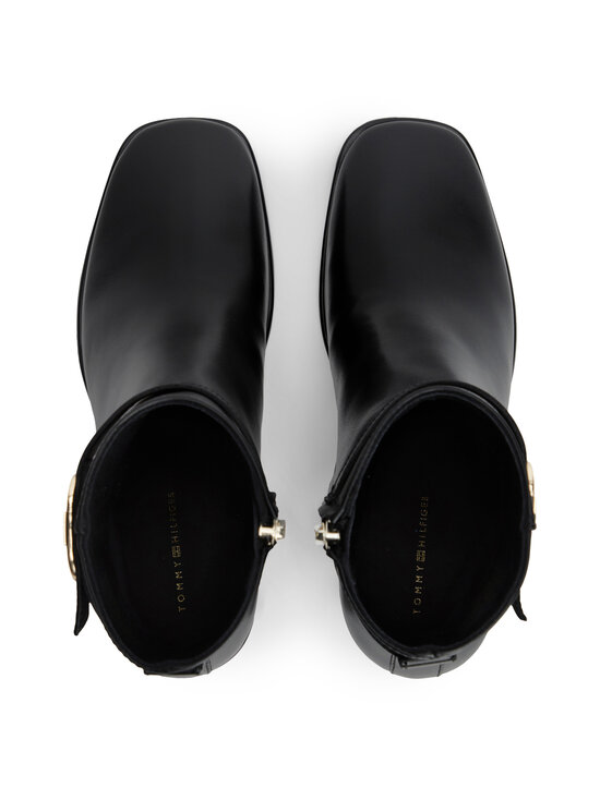 Tommy Hilfiger - Strap Block Heel ādas puszābaki - BDS BLACK | Stockmann - photo 4