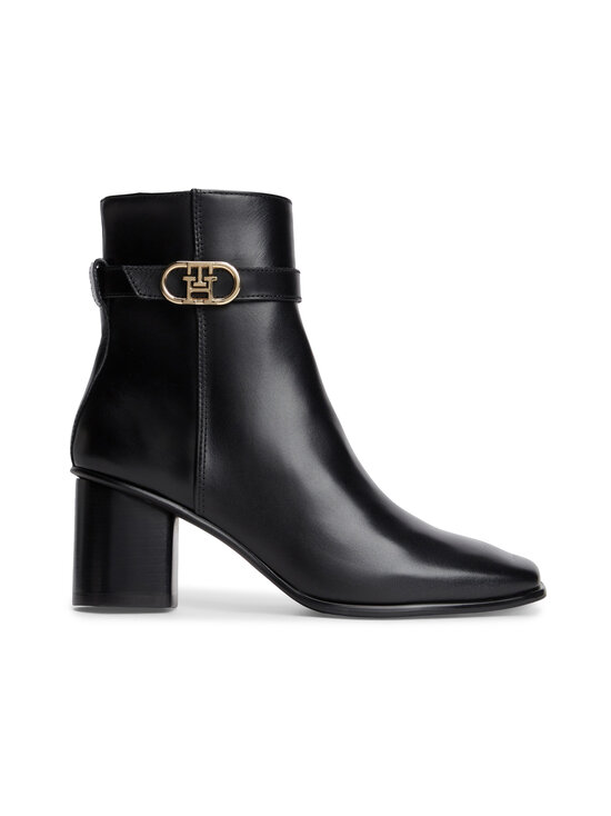 Tommy Hilfiger - Strap Block Heel ādas puszābaki - BDS BLACK | Stockmann - photo 5
