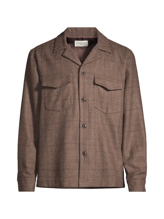 Officine Générale - Judas Prince of Wale -päällyspaita - ICEDCOFFEE/TAUPE - photo 1 Officine Générale - Judas Prince of Wale -päällyspaita - ICEDCOFFEE/TAUPE | Stockmann - photo 1