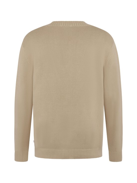 Knowledge Cotton Apparel - SOS Jacquard -neuletakki - 1228 LIGHT FEATHER GRAY | Stockmann - photo 2