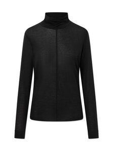 Rue de Tokyo - Tavi Tencel Wool Jersey -paita - JET BLACK | Stockmann