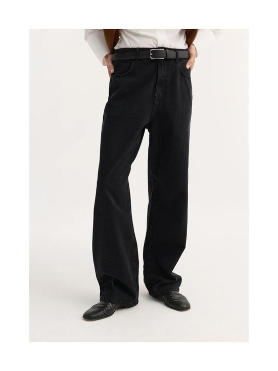 Róhe - Signature Baggy Fit-farkut - 001_308 BLACK | Stockmann - photo 4