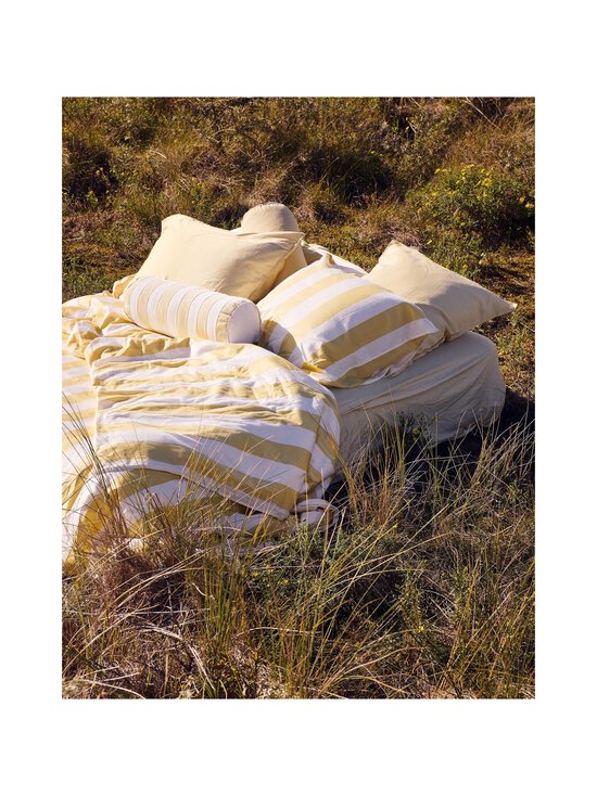 Essenza - Minte Stripe -satiinipussilakanasetti - 751 YELLOW STRAW - VANILLA | Stockmann - photo 6
