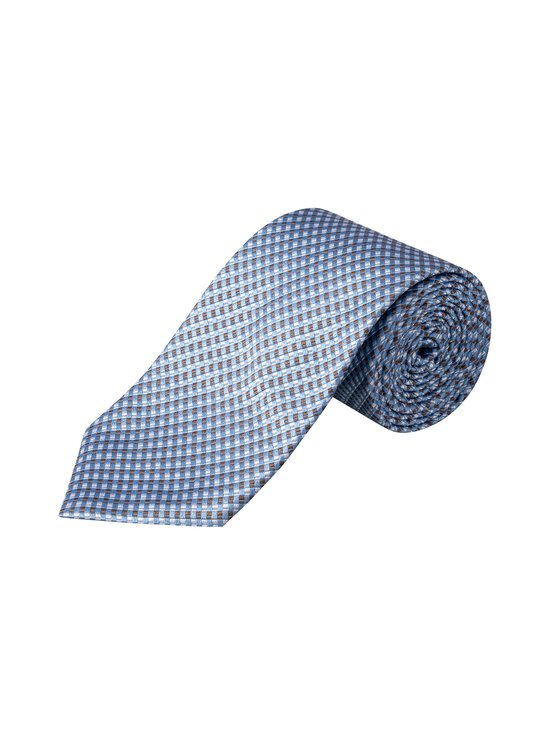 Eton - Checked-silkkisolmio - 22 LIGHT BLUE - photo 2 Eton - Checked-silkkisolmio - 22 LIGHT BLUE | Stockmann - photo 2