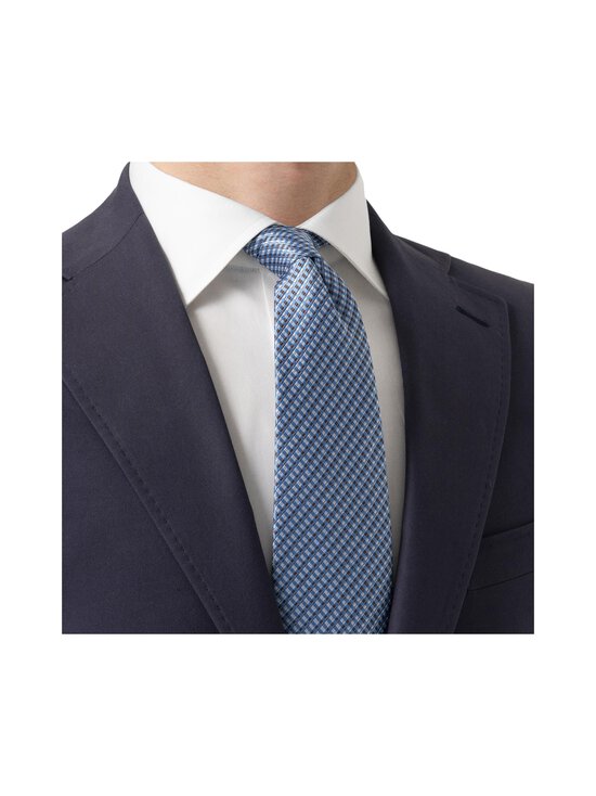 Eton - Checked-silkkisolmio - 22 LIGHT BLUE - photo 4 Eton - Checked-silkkisolmio - 22 LIGHT BLUE | Stockmann - photo 4