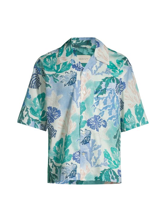 GANT - Triiksärk Camp Collar Sea Print - 407 RICH BLUE - photo 1 GANT - Triiksärk Camp Collar Sea Print - 407 RICH BLUE | Stockmann - photo 1