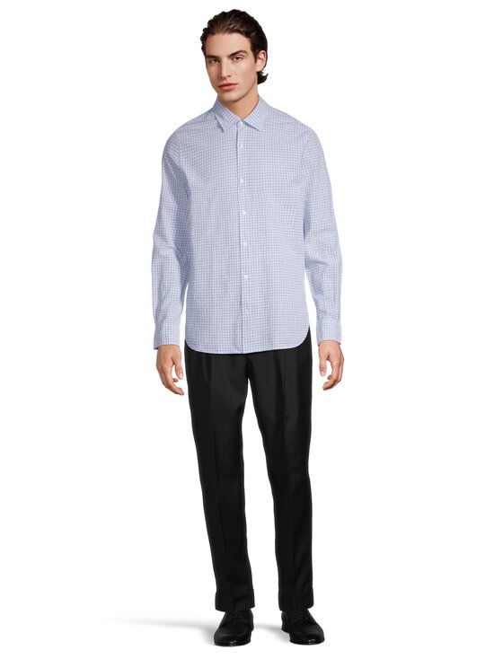 Officine Générale - Giacomo Mini Check krekls ar apkakli - BLUE/WHITE | Stockmann - photo 2