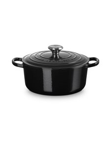 Le Creuset - Signature pott, ümmargune 4,2 l - MUSTA Le Creuset - Signature pott, ümmargune 4,2 l - MUSTA | Stockmann