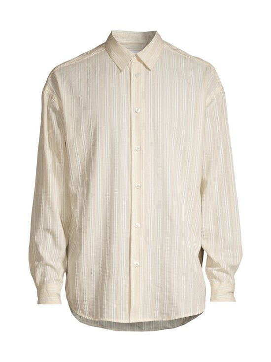 Samsoe Samsoe - Luan X -kauluspaita pellavalla - 140108TCX CASTLE WALL | Stockmann - photo 1