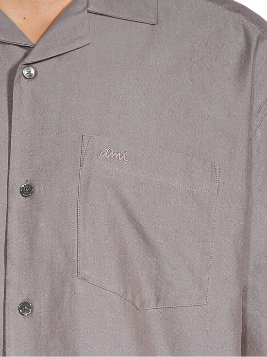 Ami - Boxy Fit -kauluspaita - 0953 GRIS FUME - photo 4 Ami - Boxy Fit -kauluspaita - 0953 GRIS FUME | Stockmann - photo 4