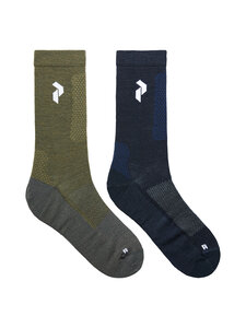 Peak Performance - Hiking-sukat 2-pack - 160 TERRAIN TAN/BLUE SHADOW/ | Stockmann