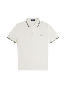 Fred Perry - Twin Tipped Slim -pikeepaita - Y54 LGHECRU/OLIVMINT Fred Perry - Twin Tipped Slim -pikeepaita - Y54 LGHECRU/OLIVMINT | Stockmann
