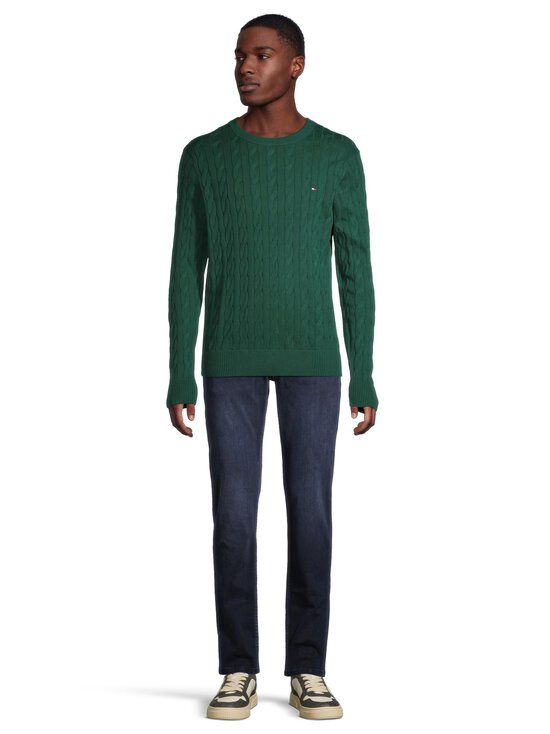 Tommy Hilfiger - Palmikkoes kampsun Classic Cotton - L6K ORNAMENTAL GREEN | Stockmann - photo 2
