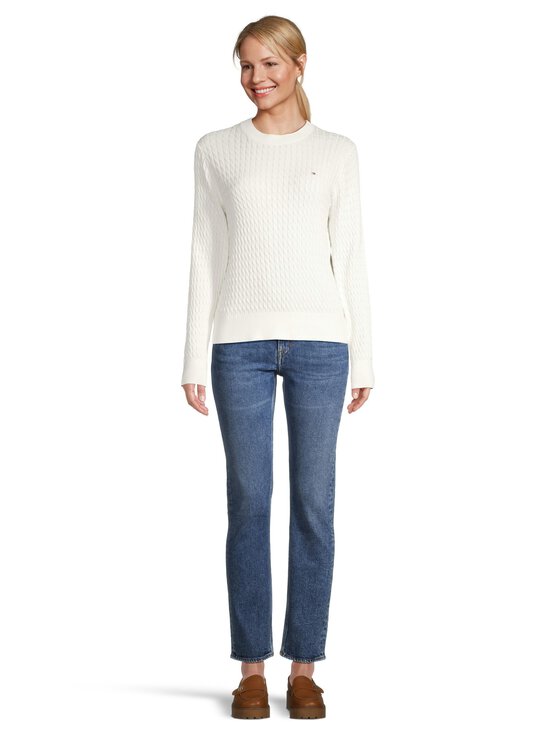 Tommy Hilfiger - Cable Fine -neulepusero - YA8 IVORY SILK - photo 2 Tommy Hilfiger - Cable Fine -neulepusero - YA8 IVORY SILK | Stockmann - photo 2