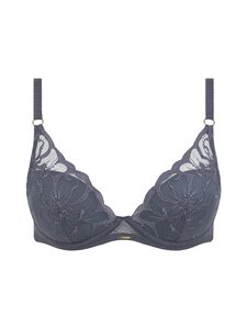 Chantelle - Fleurst Shirt Underwire Plunge krūšturis - D48 FANCY GREY | Stockmann