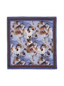 Stockholm Kravatt - Flower-silkkitaskuliina - 3 BLUE | Stockmann