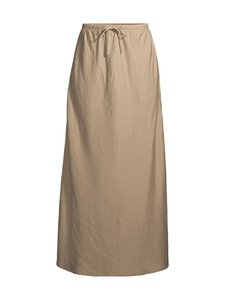 NOOM - Alexandra- pitkä pellavasekoitehame - BEIGE | Stockmann
