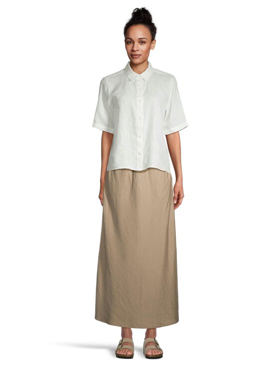 NOOM - Alexandra- pitkä pellavasekoitehame - BEIGE | Stockmann - photo 3