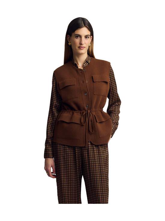 Andiata - Malina bezpiedurkņu adīta veste - 63 COGNAC | Stockmann - photo 1