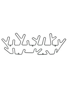 Maze - Crown-seinänaulakko - MUSTA | Stockmann